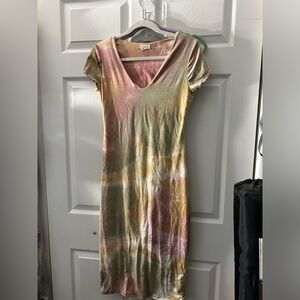 See You Monday Multicolor Tie-Dye Maxi Dress